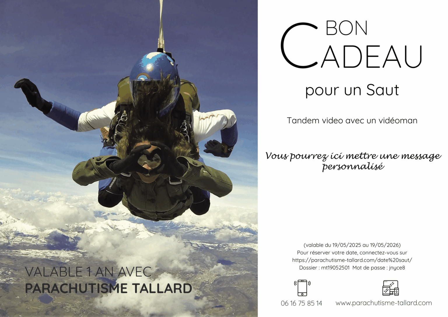 Texte Pour Annoncer Un Saut En Parachute